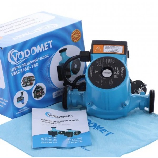 Насос циркуляционный VODOMET VM 25/60/180 медная обмотка